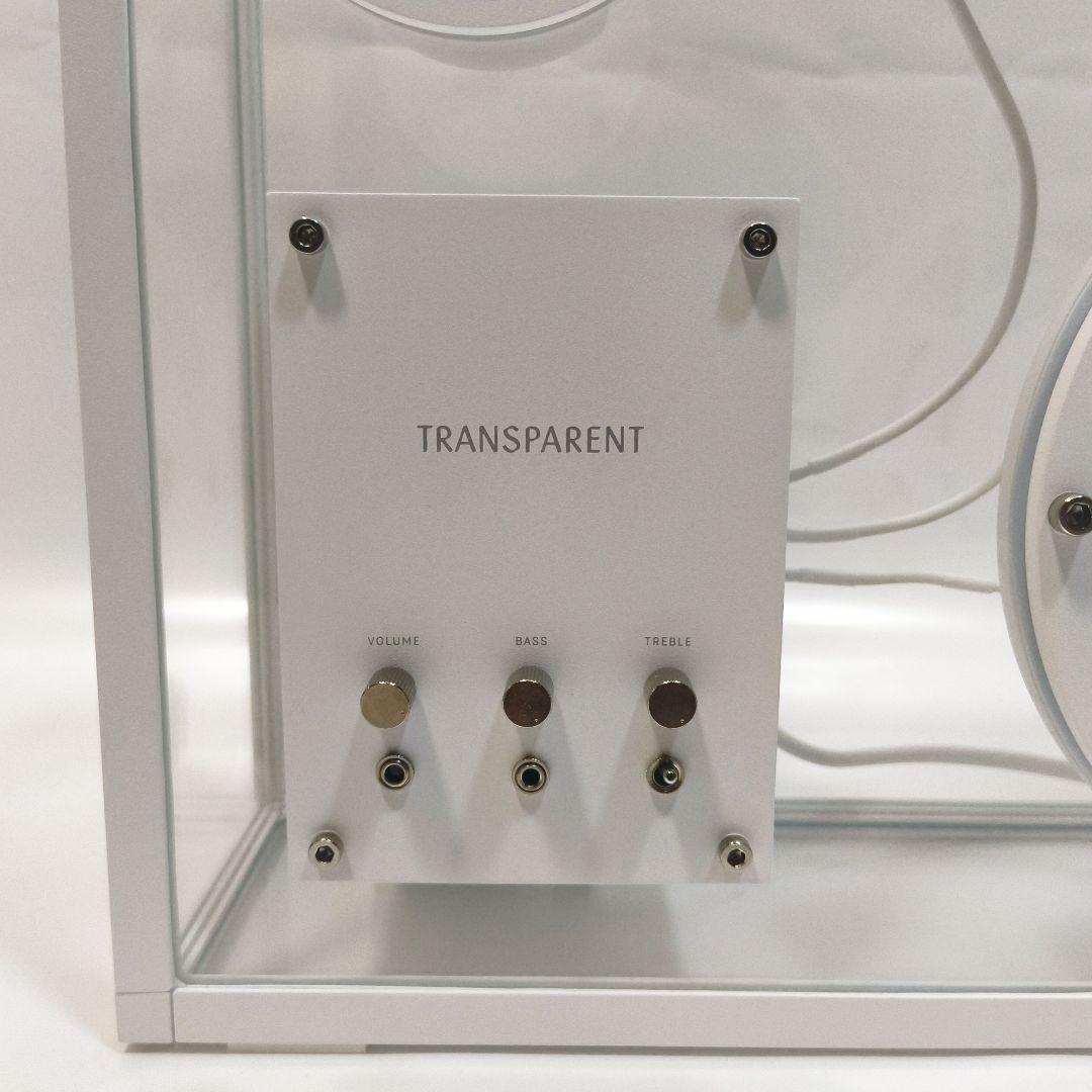 TRANSPARENT SPEAKER トランスペアレントスピーカー　ホワイト