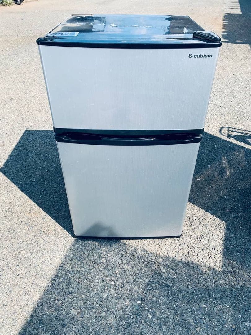 送料設置無料　A-Stage ２ドア冷凍冷蔵庫　RM-90L02SL