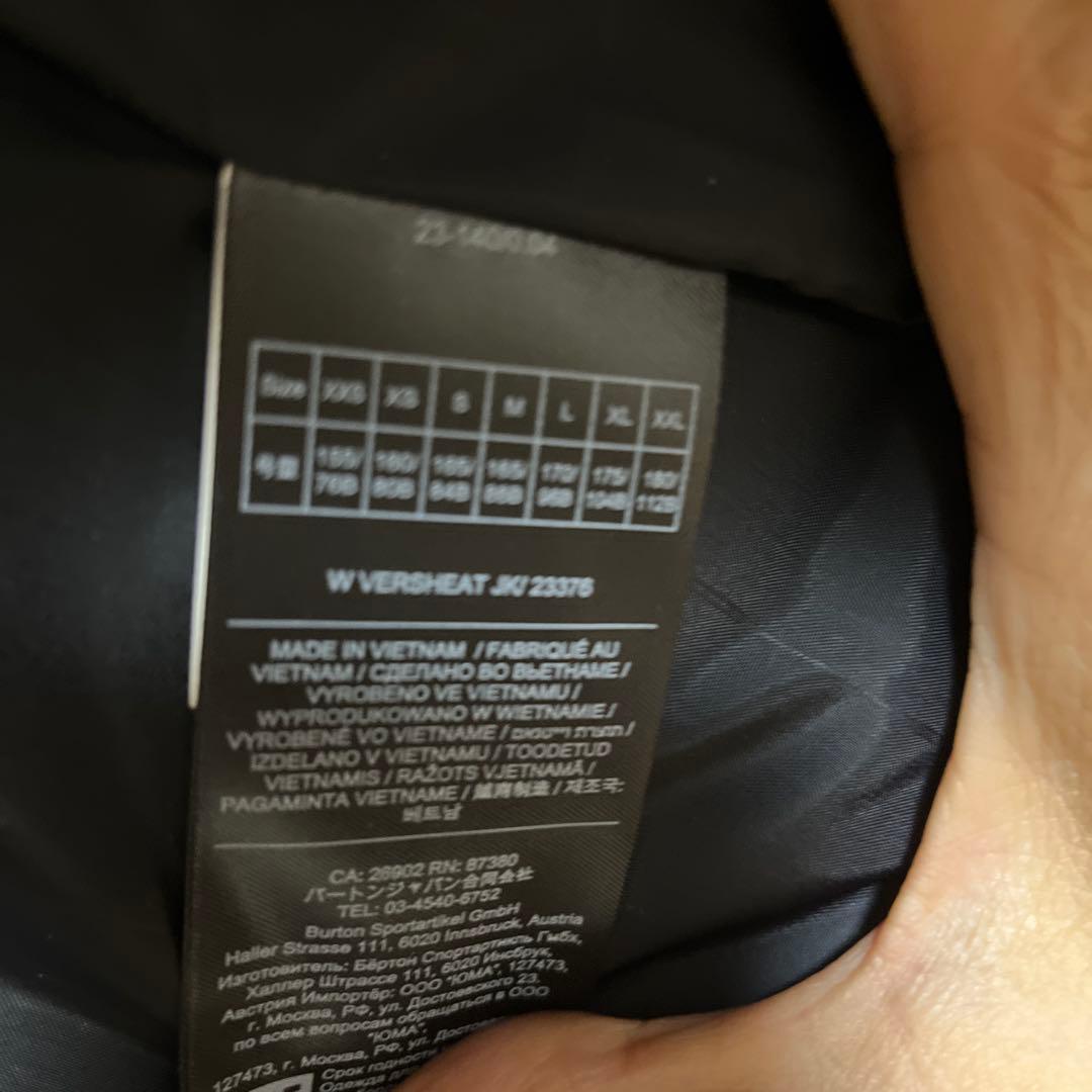 BURTON キルティングジャケット ブラック