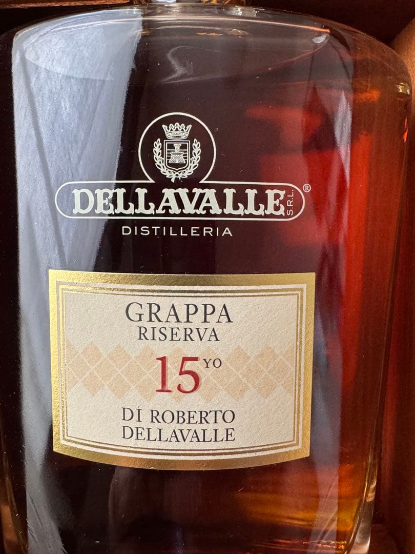 ブランデー DELLAVALLE GRAPPA AFFINATA 15 ANNI