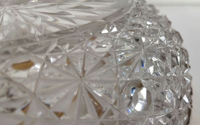 ギヤマン切子　金彩