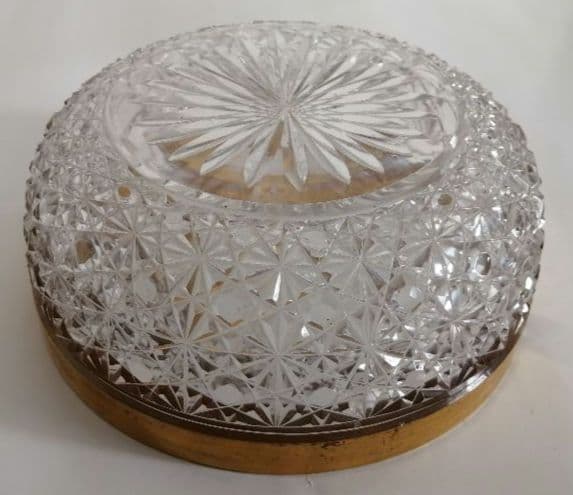 ギヤマン切子　金彩