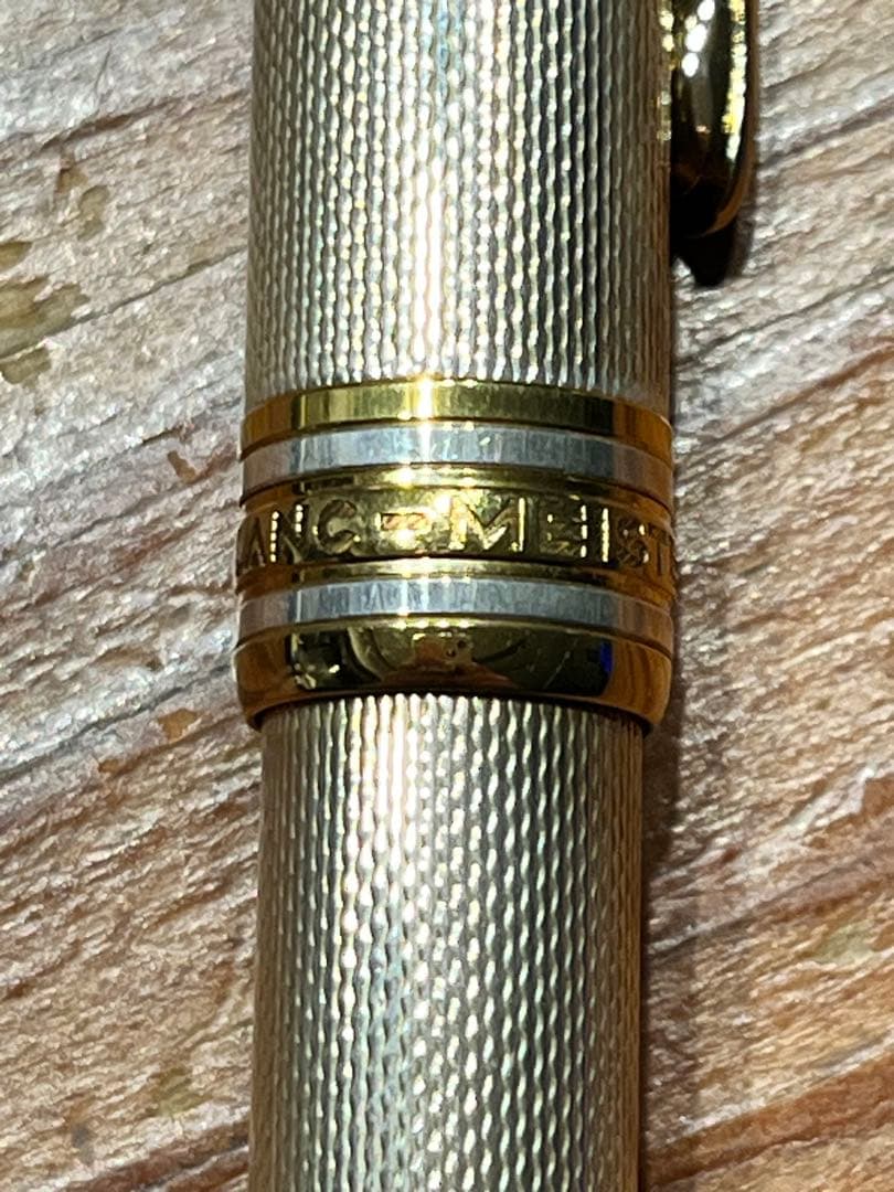 モンブランボールペン マイスターシュテュック ソリテール スターリングシルバー