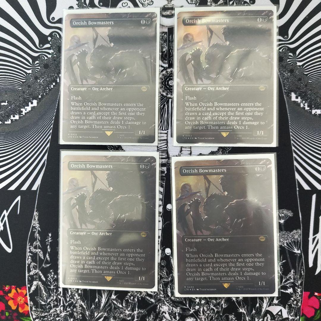 オークの弓使い 英語 foil MTG 4枚セット