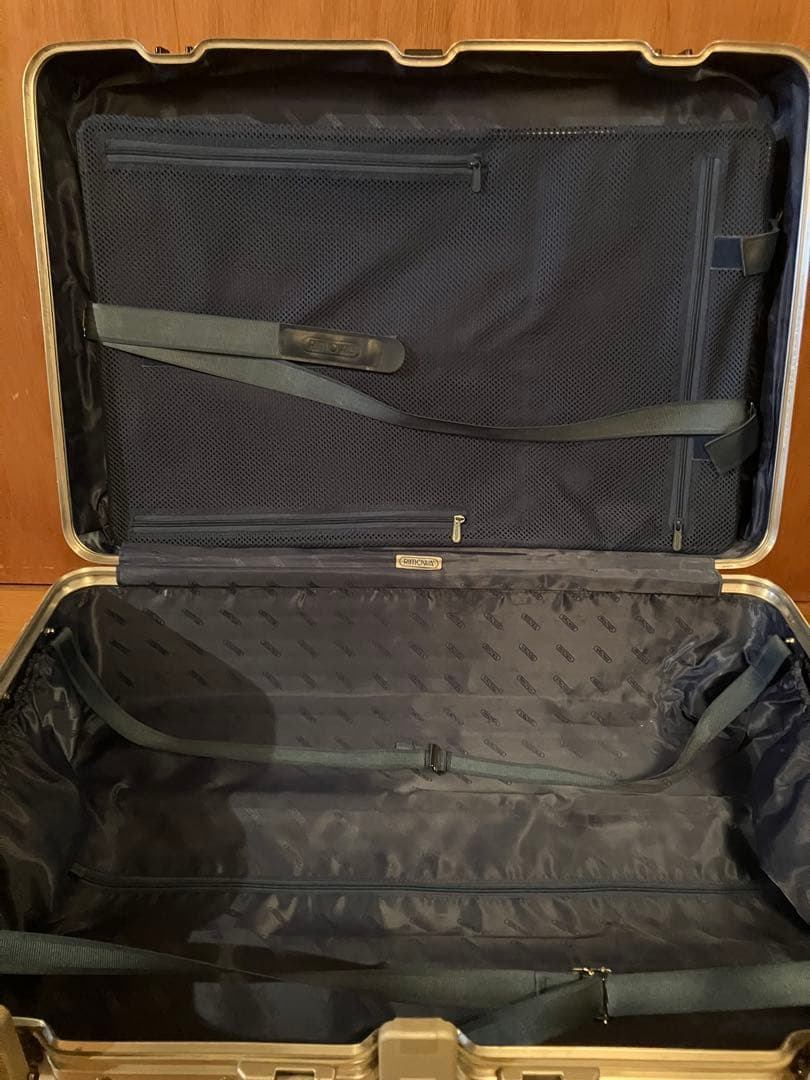 RIMOWA 63L 青ロゴ アルミニウム トパーズ