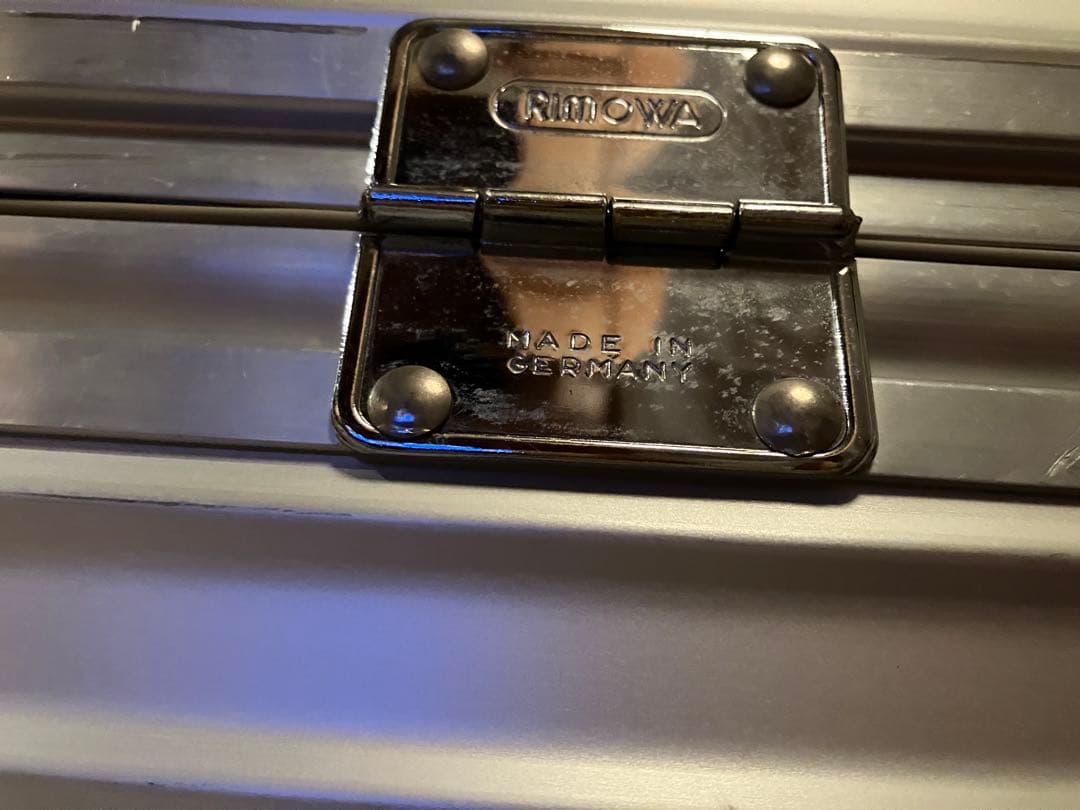 RIMOWA 63L 青ロゴ アルミニウム トパーズ