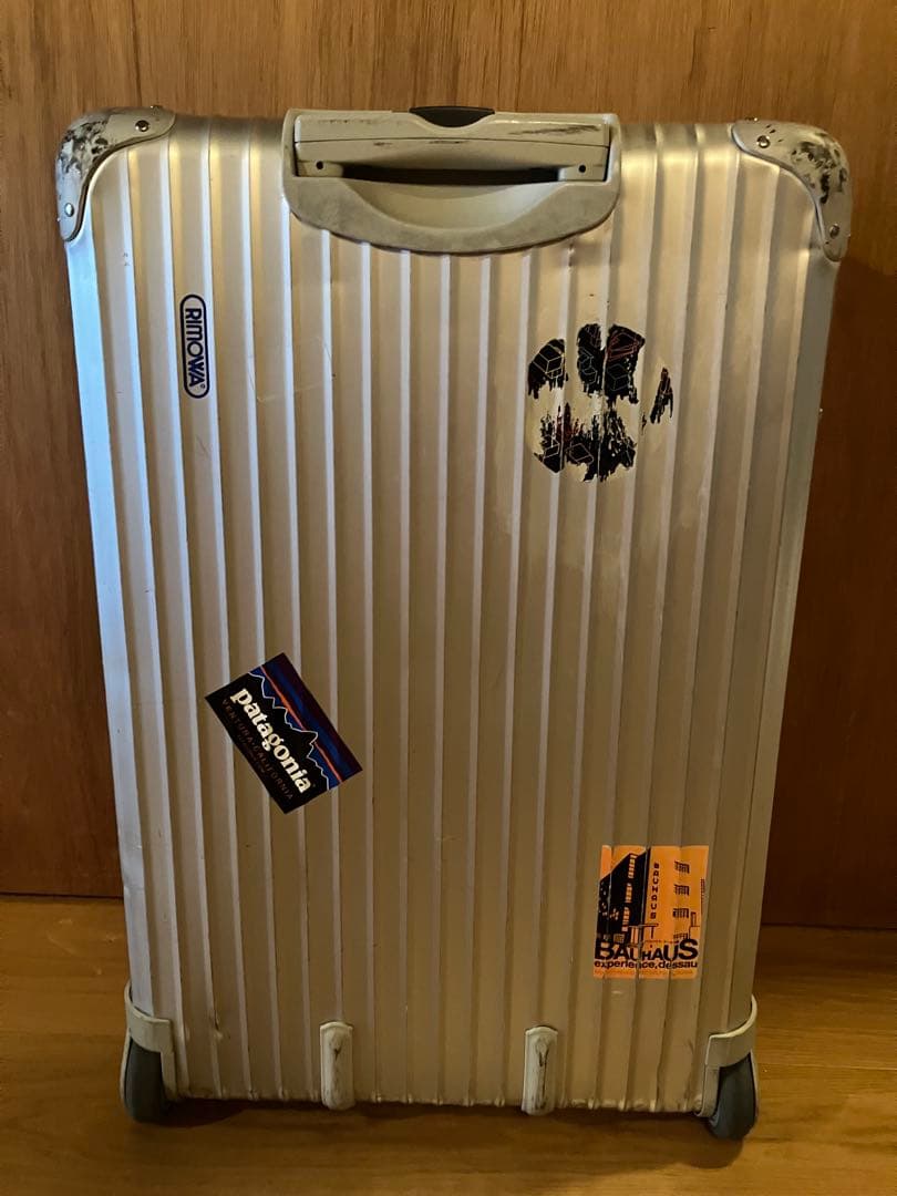 RIMOWA 63L 青ロゴ アルミニウム トパーズ