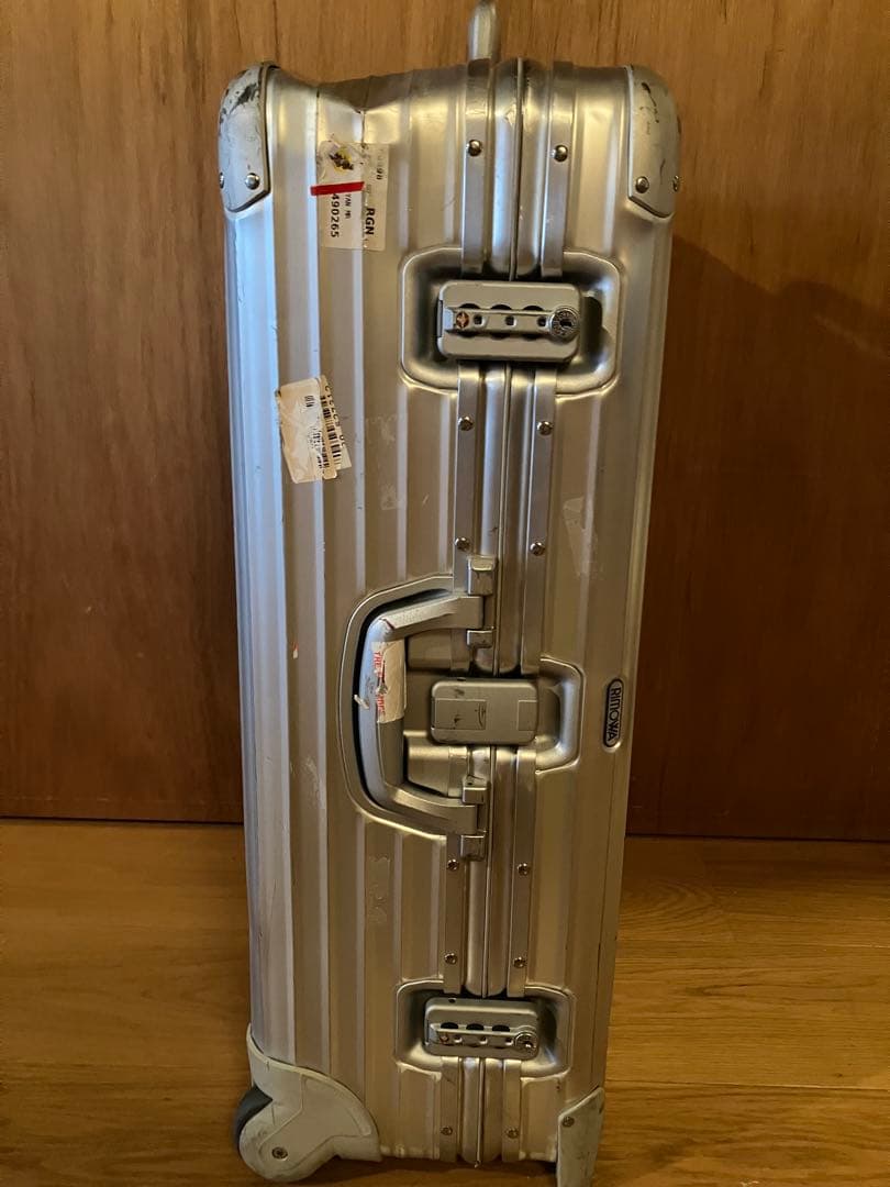 RIMOWA 63L 青ロゴ アルミニウム トパーズ