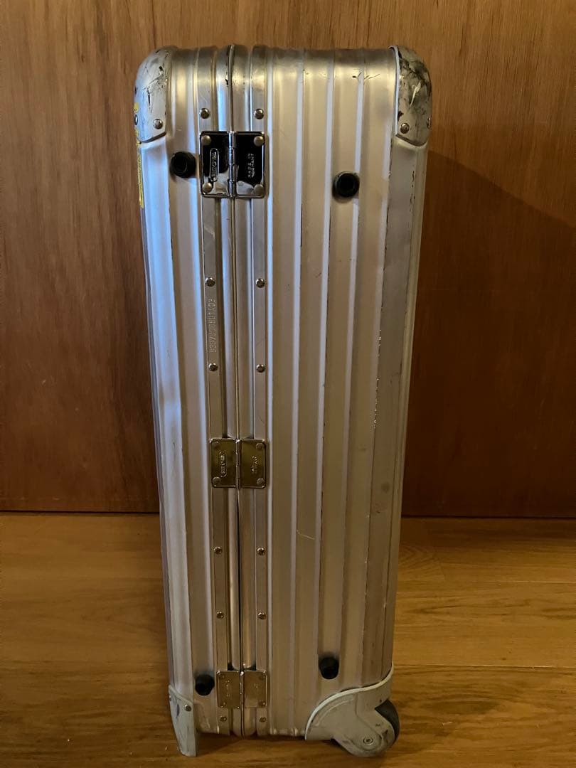 RIMOWA 63L 青ロゴ アルミニウム トパーズ