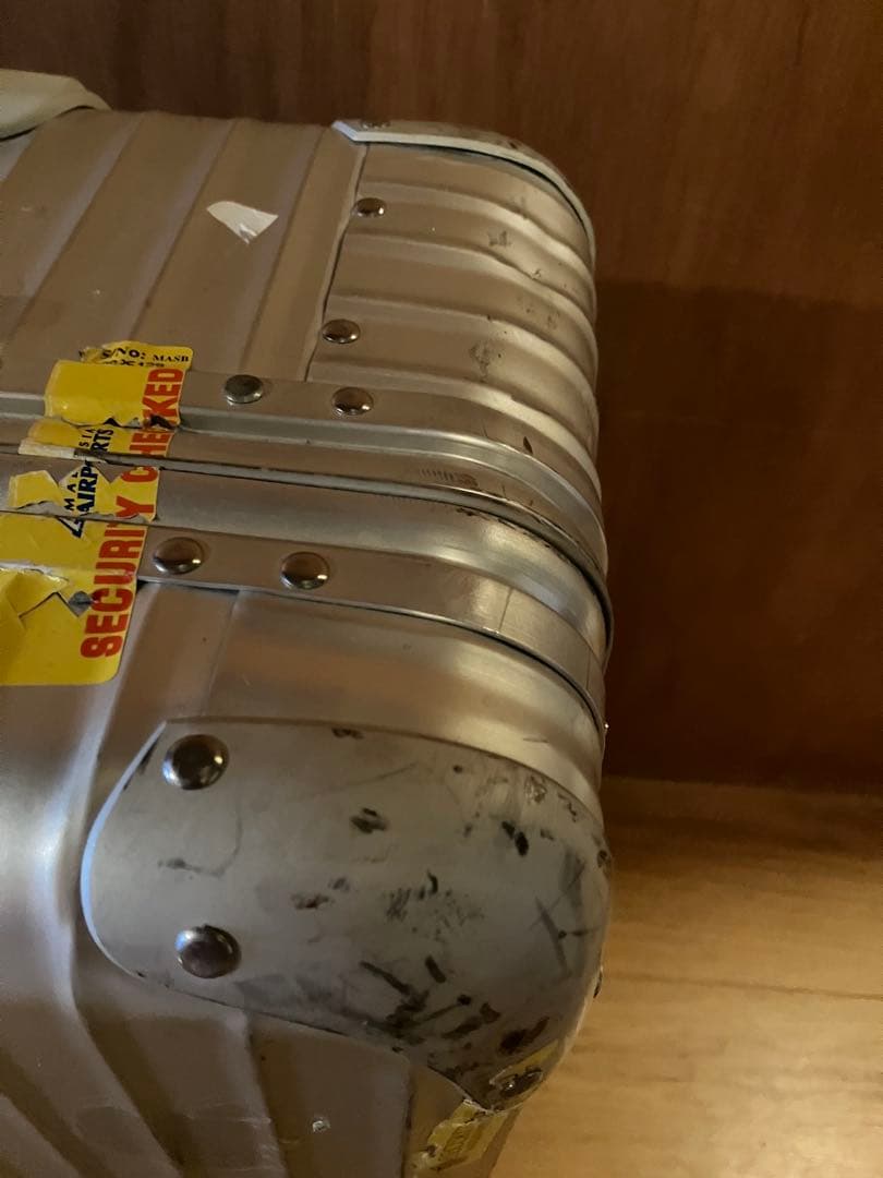 RIMOWA 63L 青ロゴ アルミニウム トパーズ