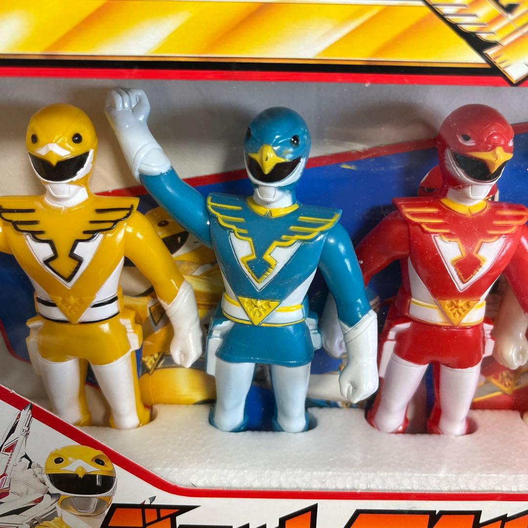 ⚠️デッドストック品　鳥人戦隊ジェットマン　ファイブセット　ソフビ　バンダイ