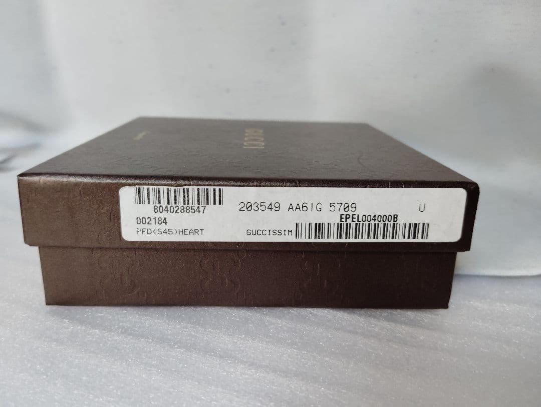 ばつまるグッチ 二つ折り財布 グッチシマ 203549 2184