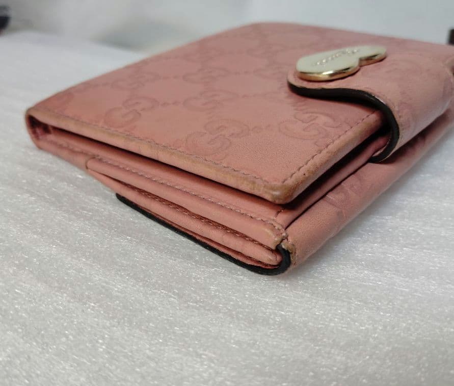 ばつまるグッチ 二つ折り財布 グッチシマ 203549 2184