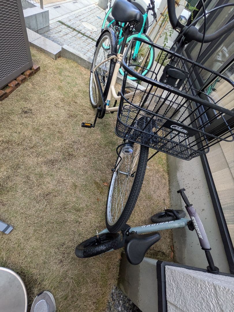 シティサイクル クリーム色 26インチ アサヒ