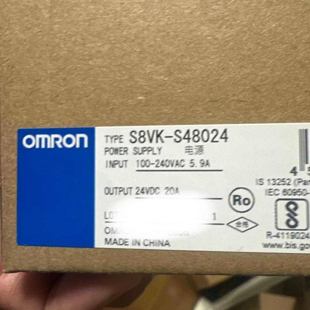 【新品未開封】OMRON S8VK-S48024 電源供給装置