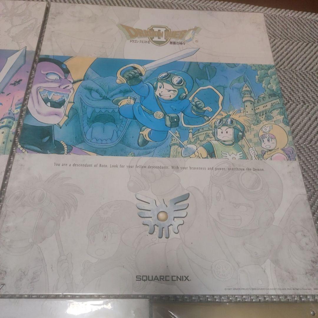 【レア当時物/未開封】ドラゴンクエスト レジェンズ ポスター ３枚セット+おまけ
