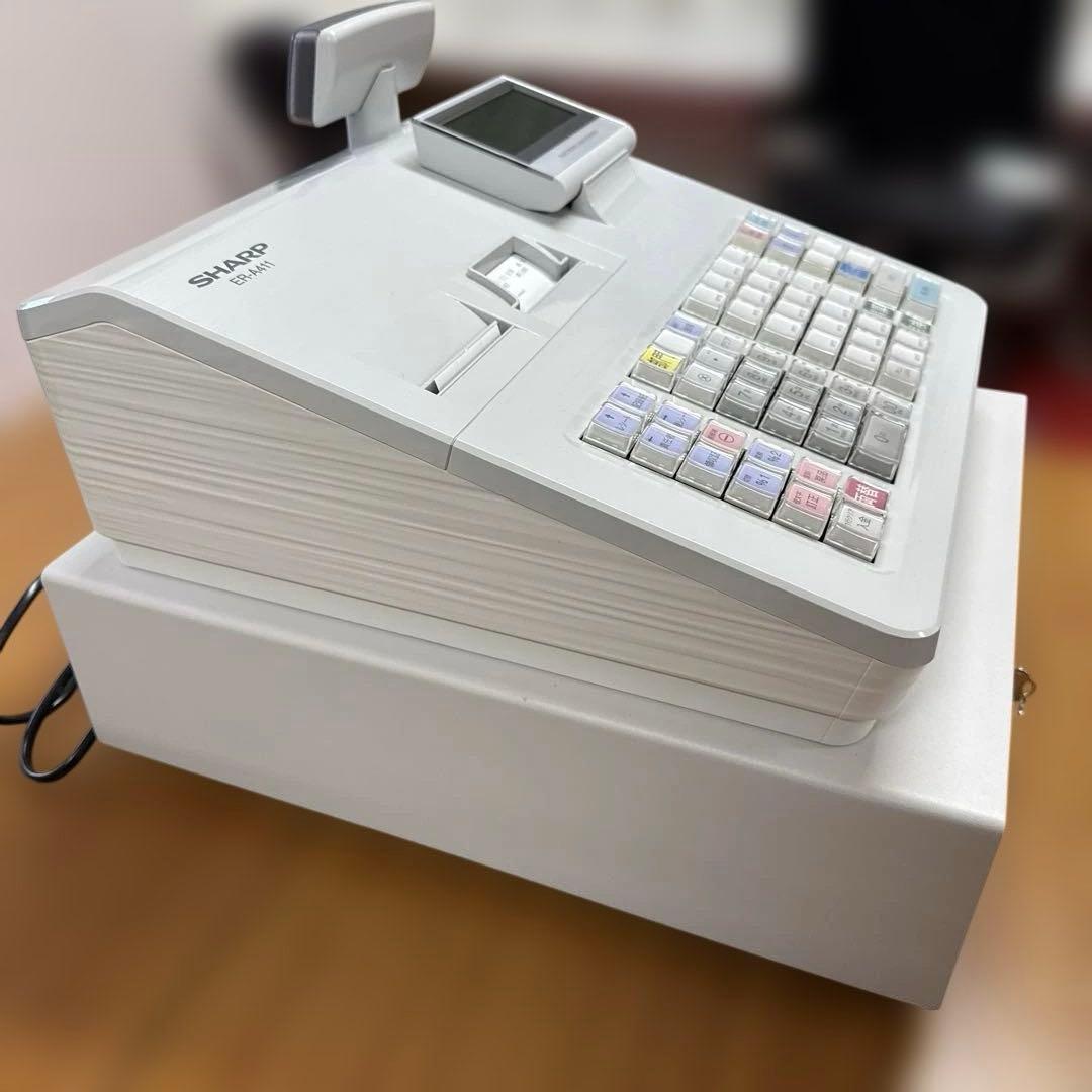 シャープ ER-A411 ホワイト SHARP レジ