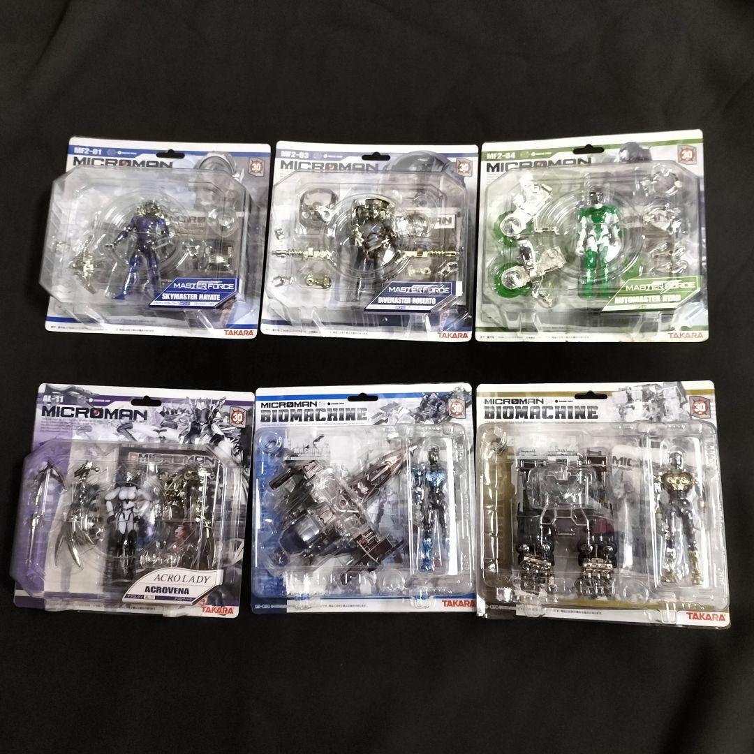 ミクロマン 6体セット アクロレディ AL-11 アクロヴィーナ MF BM 等