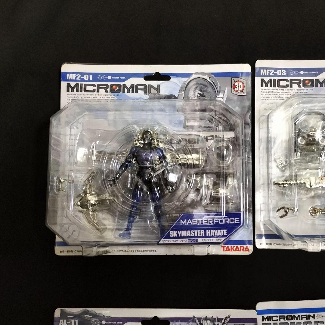ミクロマン 6体セット アクロレディ AL-11 アクロヴィーナ MF BM 等