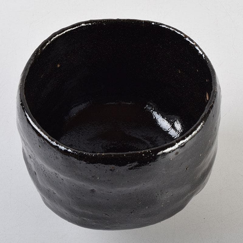 茶道具　楽吉左衛門　黒楽茶碗　時代合わせ箱　V　9097