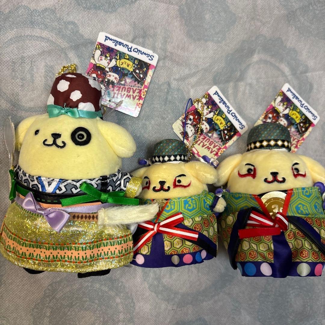 セール‼️【新品・タグ付】サンリオ ポムポムプリン　KAWAII歌舞伎 マスコット