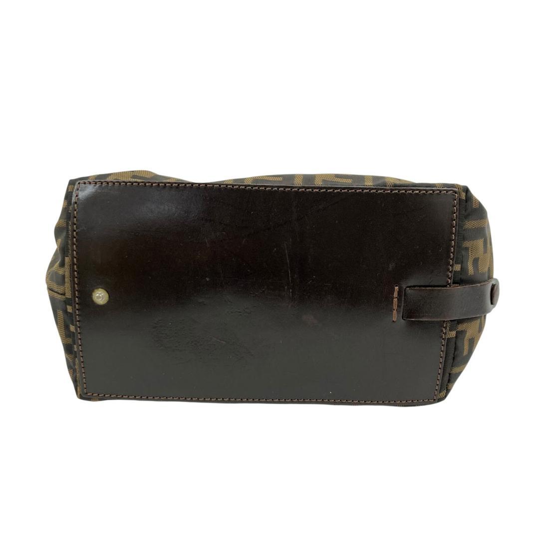 FENDI フェンディ ズッカ柄 ハンドバッグ ミニバッグ ブラウン