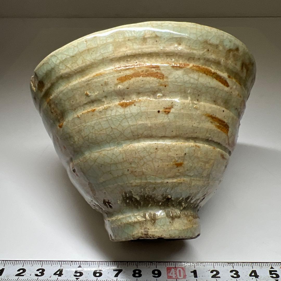 中国明時代　七官青磁鉢　口径約12.5㎝　東Y7-0808⭐︎2Fタルチ