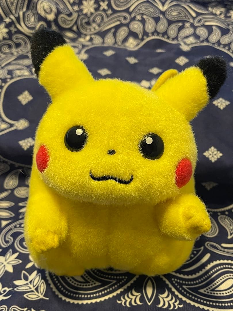 初期ピカチュウ　ぬいぐるみ　タグ良好　ぽっちゃり顔♪おまけ付き！