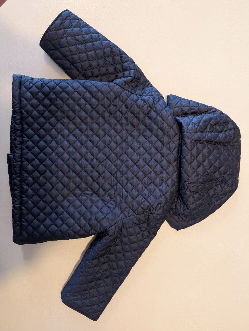 【美品】familiar ファミリア キルティング クマ耳 コート 80