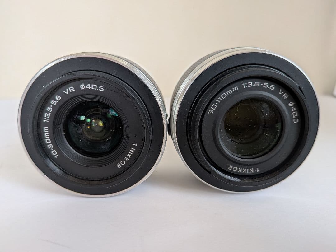 Nikon 1 J2 ミラーレスカメラ ホワイト 2レンズ付き