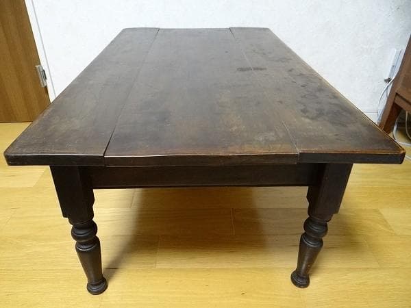 希少 アンティーク 文机 机 テーブル ローデスク 天然木 古道具 骨董 昭和