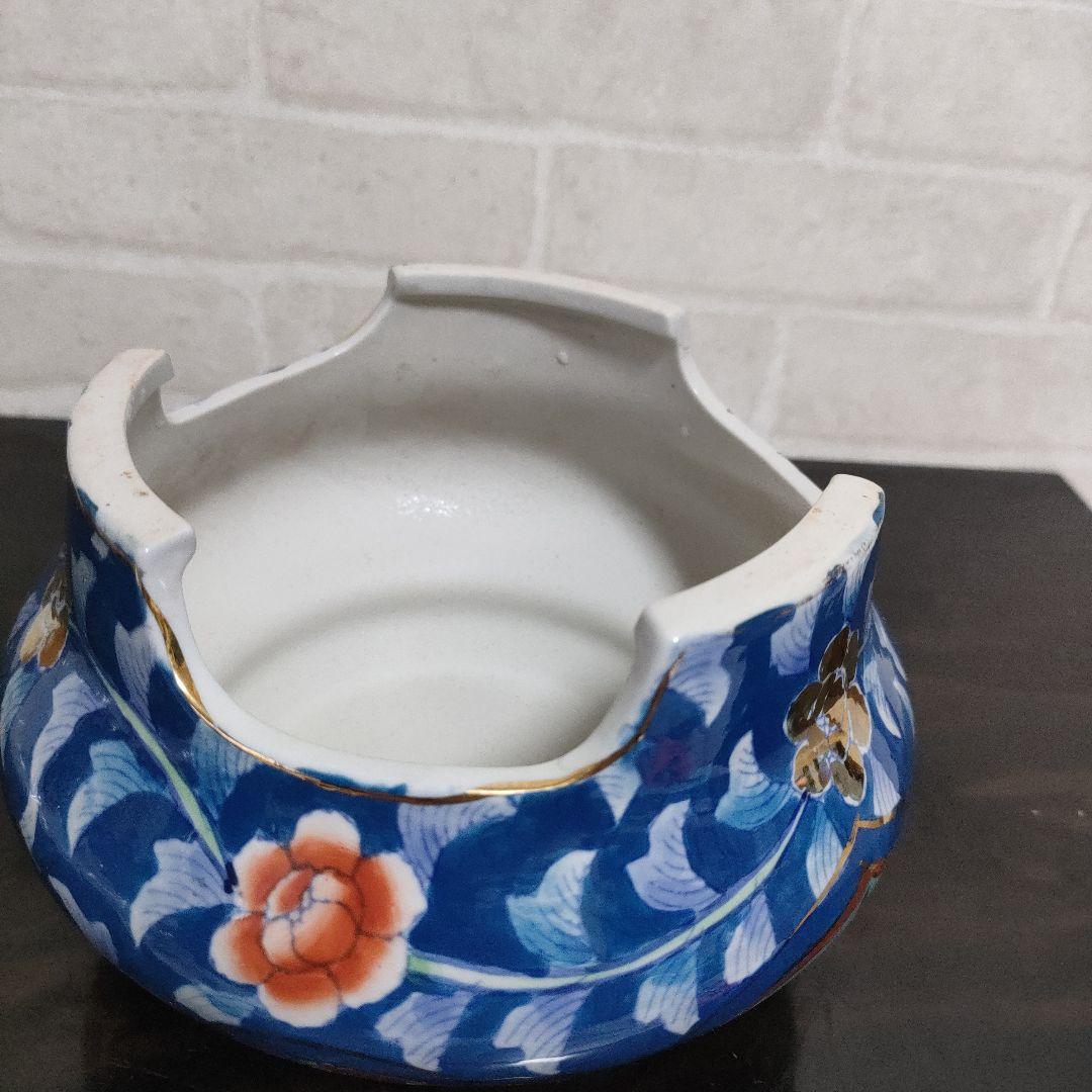 有田焼 金彩 染錦 美人図 沈香壺 飾壺 高さ46cm 古美術 骨董品