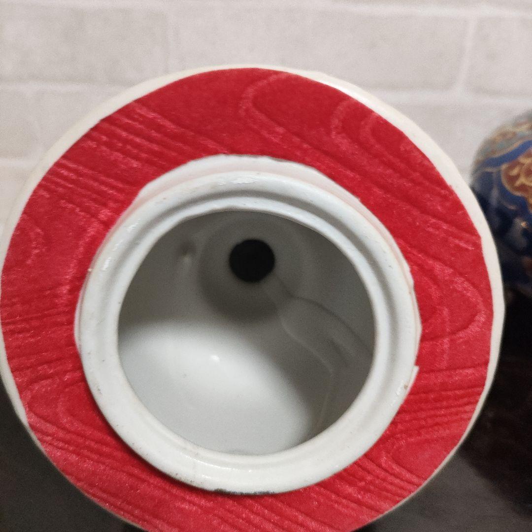 有田焼 金彩 染錦 美人図 沈香壺 飾壺 高さ46cm 古美術 骨董品