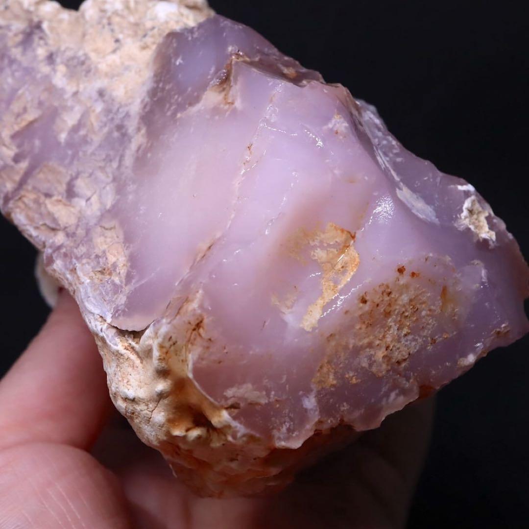 リムキャスト 珪化木 ピンクカルセドニー 499g LM011 天然石 原石