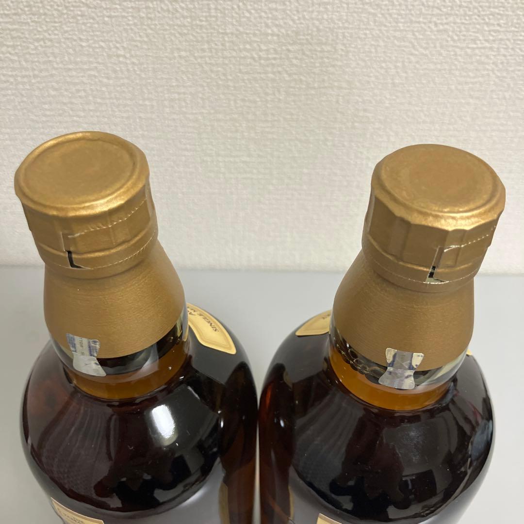 サントリー シングルモルトウイスキー 山崎 12年 700ml 2本 箱付き