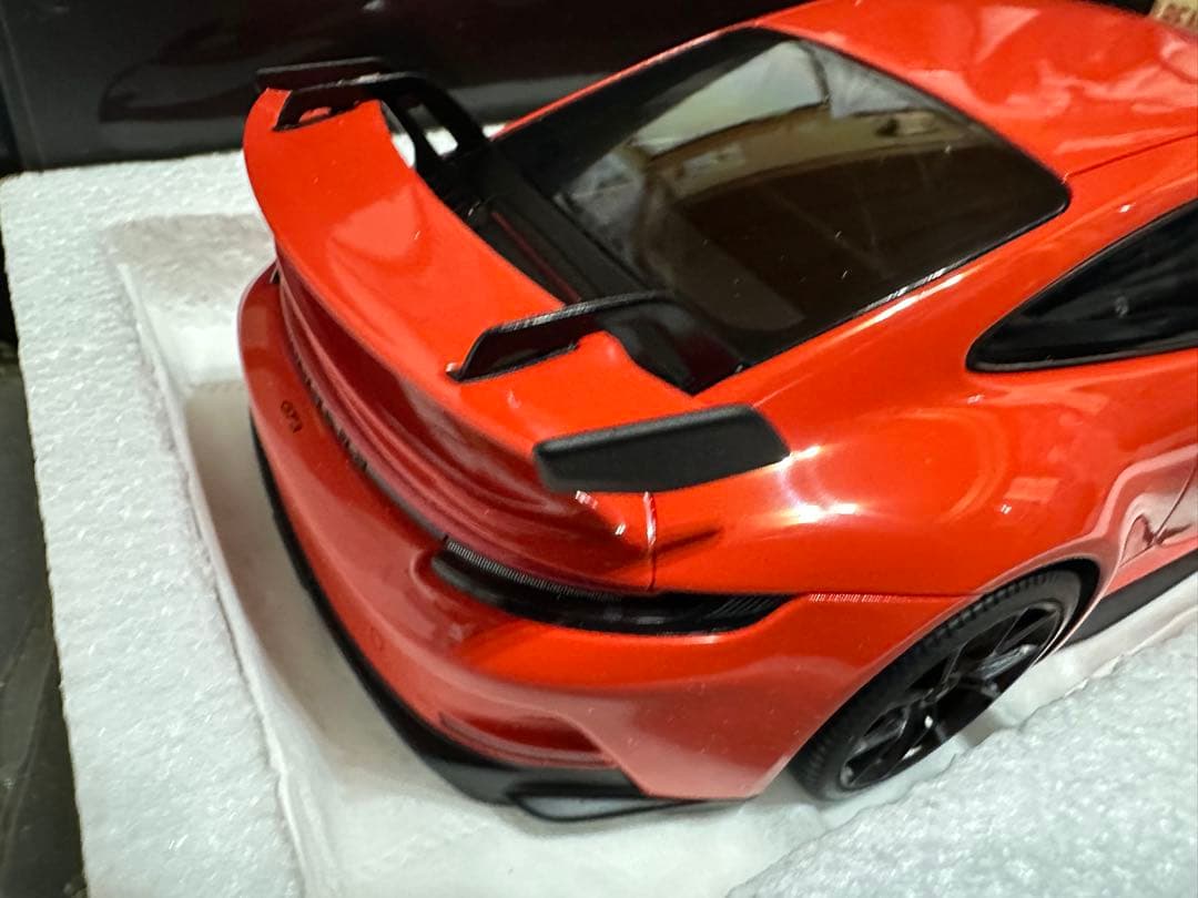 1/18 ポルシェ 911 GT3 2021(オレンジ×ブラックホイール)