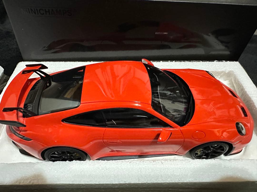 1/18 ポルシェ 911 GT3 2021(オレンジ×ブラックホイール)