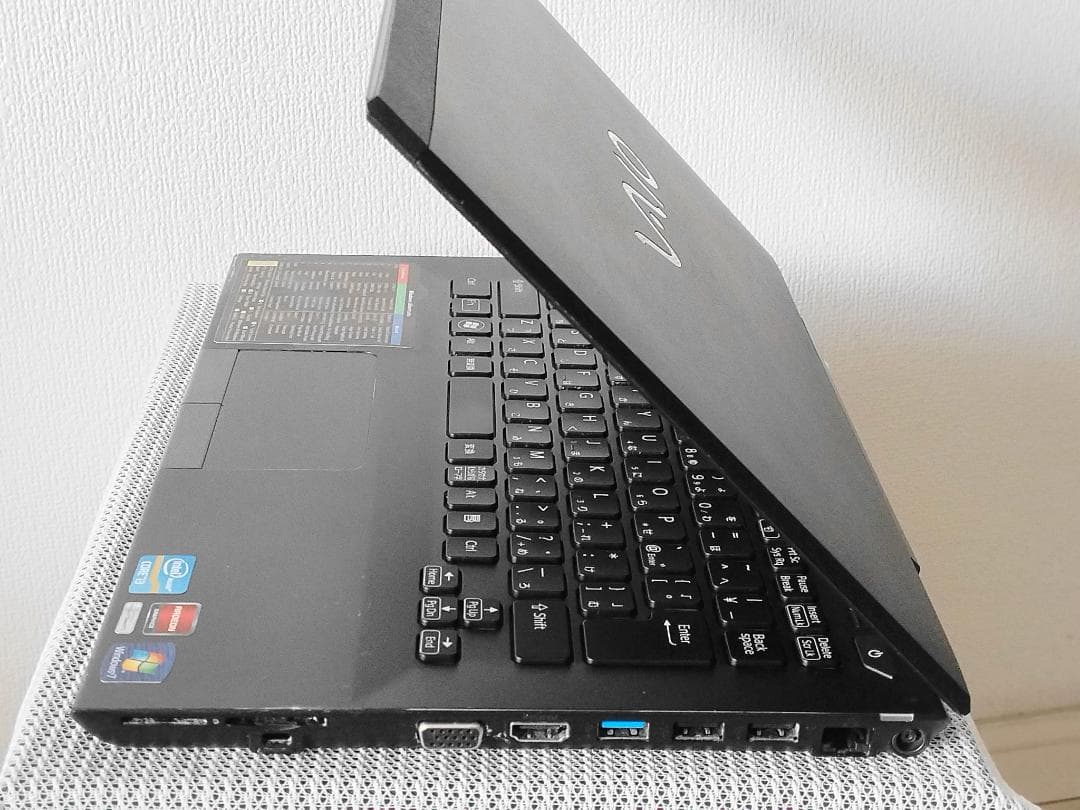 Sony VAIO i3 SSD 256GB 8GB OFFICE付