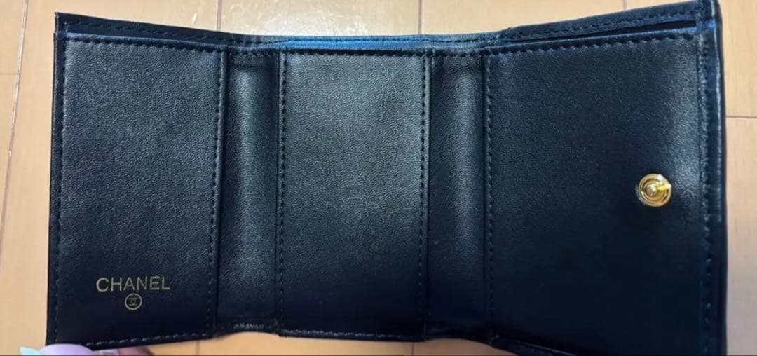 【美品】シャネル.CHANEL.財布.ウォレット.ミニウォレット.三つ折り財布