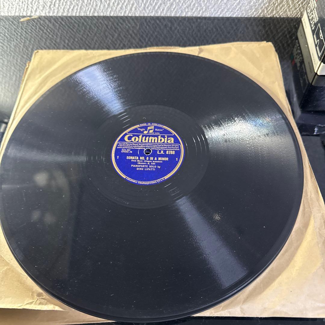 SP12in英コロンビア2枚モーツァルトPソナタ/DINU LIPATTI