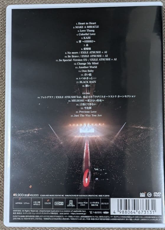 ミュージック EXILE ATSUSHI/DVD/LIVE TOUR 2025\"\"Heart