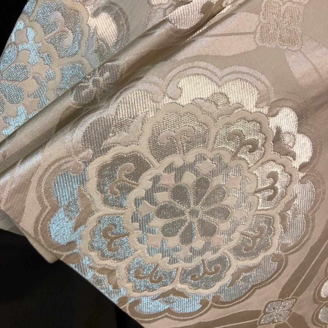 振袖フルセット(8点)・作家物・落款入り・更紗牡丹・高級縮緬・モダン・逸品