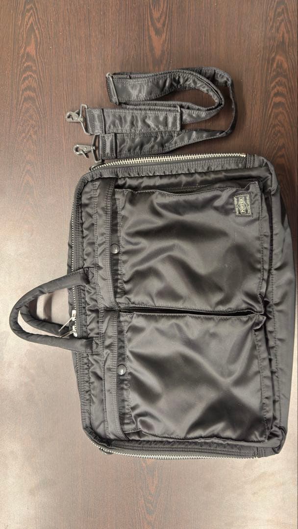 【美品】ポーター タンカー 2WAY ブリーフケース ビジネスバッグ 希少