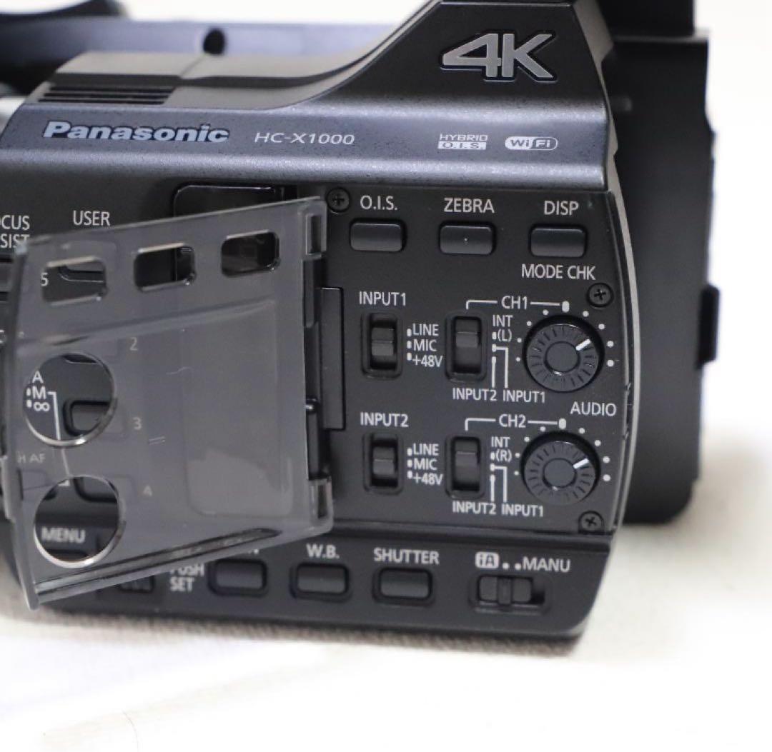 PanasonicパナソニックHC-X1000 4K 業務用ビデオカメラ本体