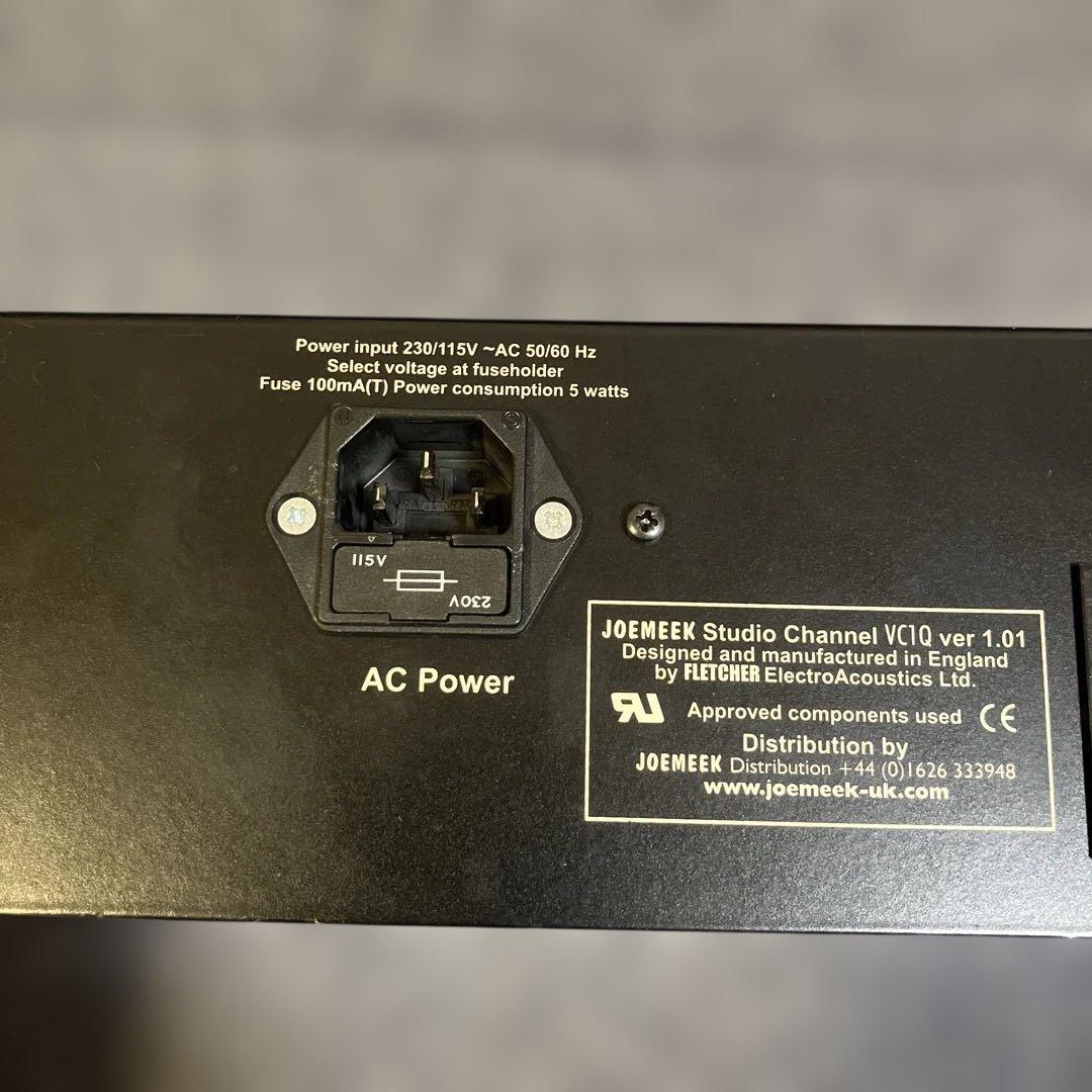 配信機器・PA機器・レコーディング機器 JOEMEEK Studio Channel VC1Q