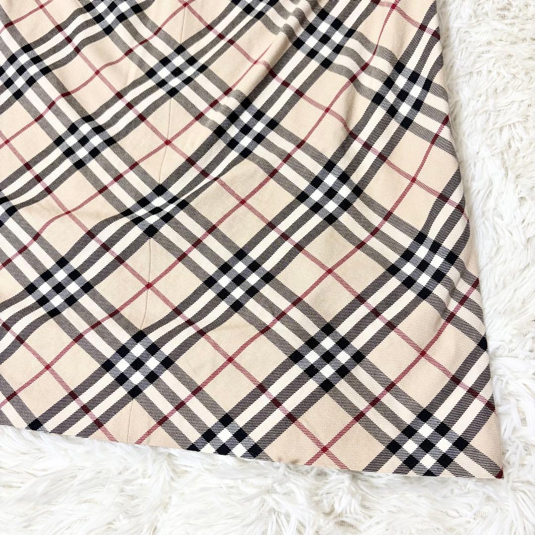 希少✨️バーバリーブルーレーベル 巻きスカート ノバチェック 36 y2K