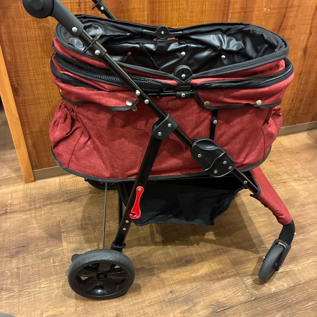 4輪ペットカート ココハート甘えん坊バギーBIG中型犬対応