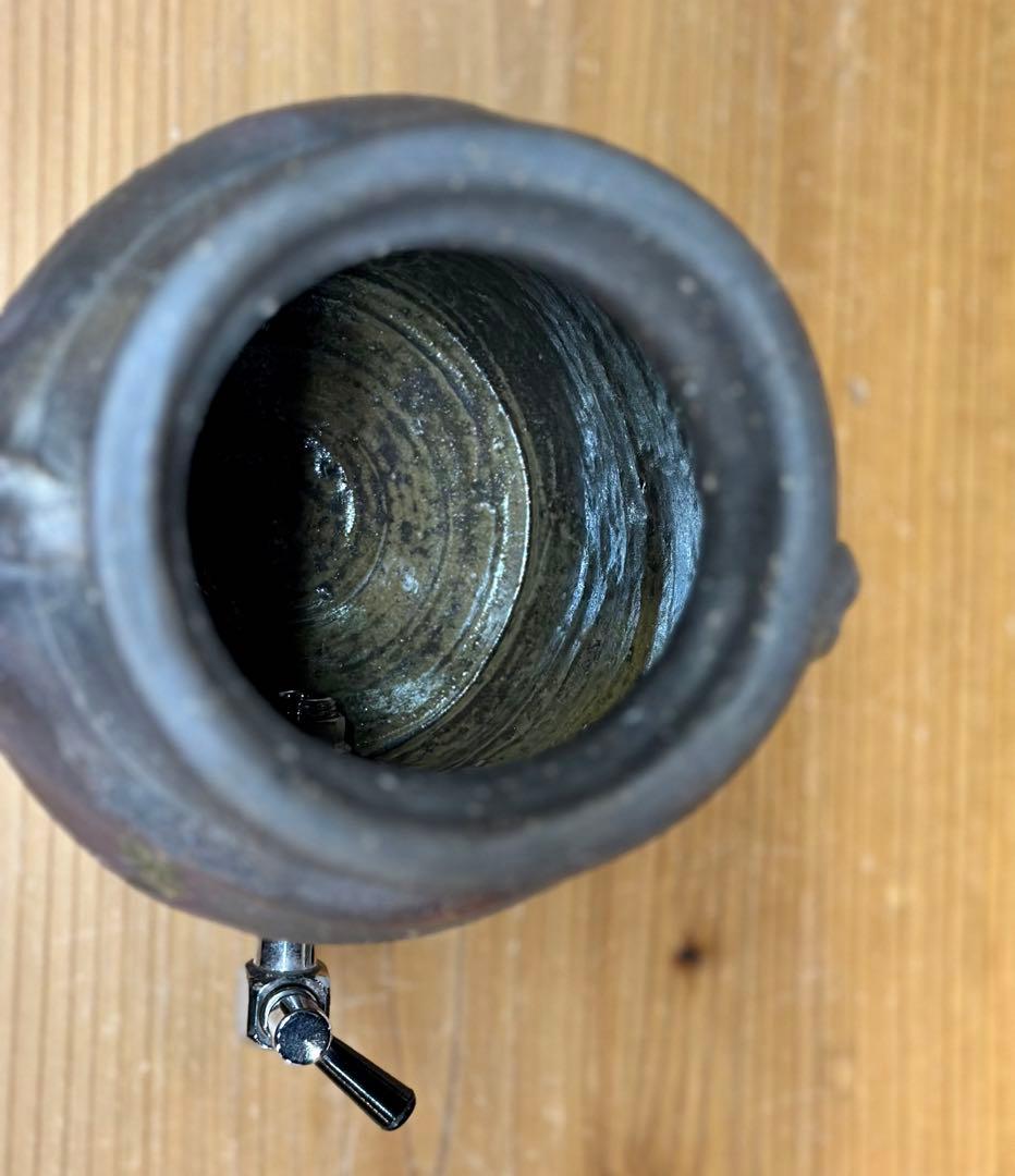 再値下げ　信楽焼　へちもん　手造り　焼酎 サーバー　炭化　焼締め