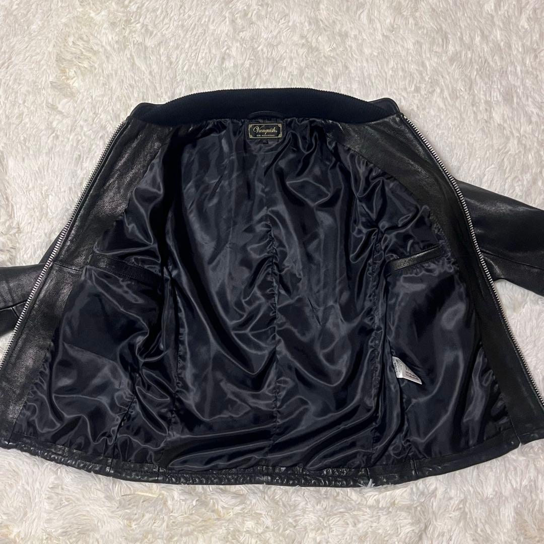 ヴァンキッシュ ライダースジャケット S 山羊革10thAnniversary