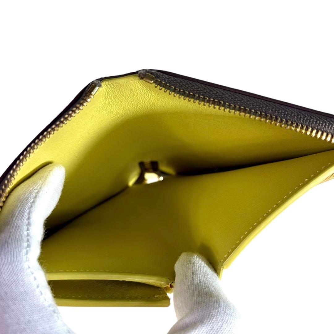 極美品 ボナベンチュラ 財布 小銭入れ 二つ折り a948